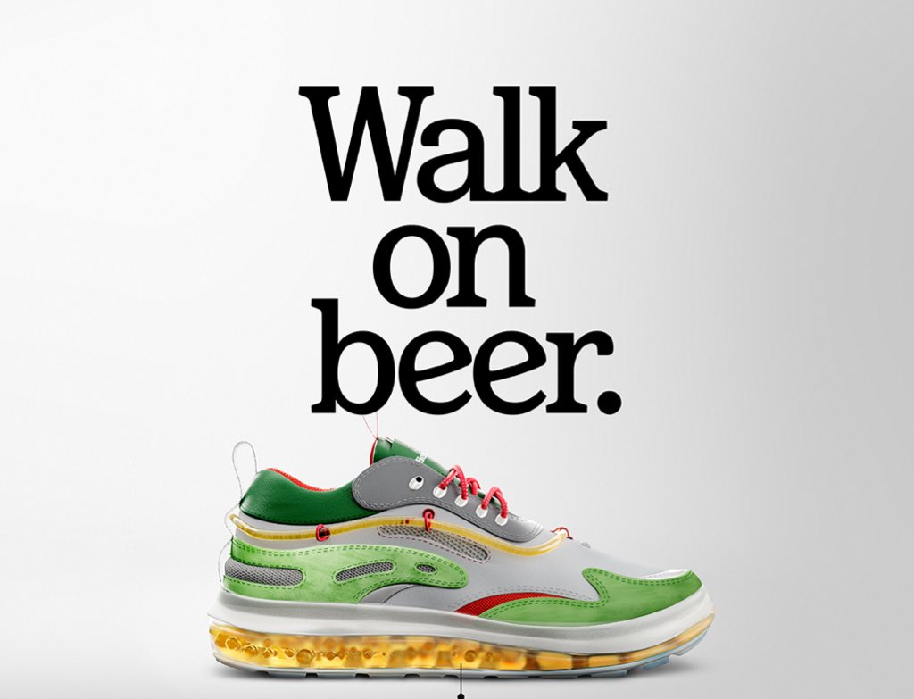 maybehabib's tweet photo. 1) There’s nothing like walking into the club and ordering this beer. Except walking into the club wearing this beer.
Guess the brand behind this creative Ad. #AdGames https://t.co/ICm6WIUBnM
