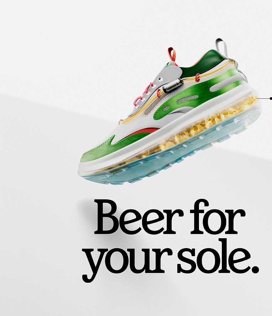 maybehabib's tweet photo. 1) There’s nothing like walking into the club and ordering this beer. Except walking into the club wearing this beer.
Guess the brand behind this creative Ad. #AdGames https://t.co/ICm6WIUBnM