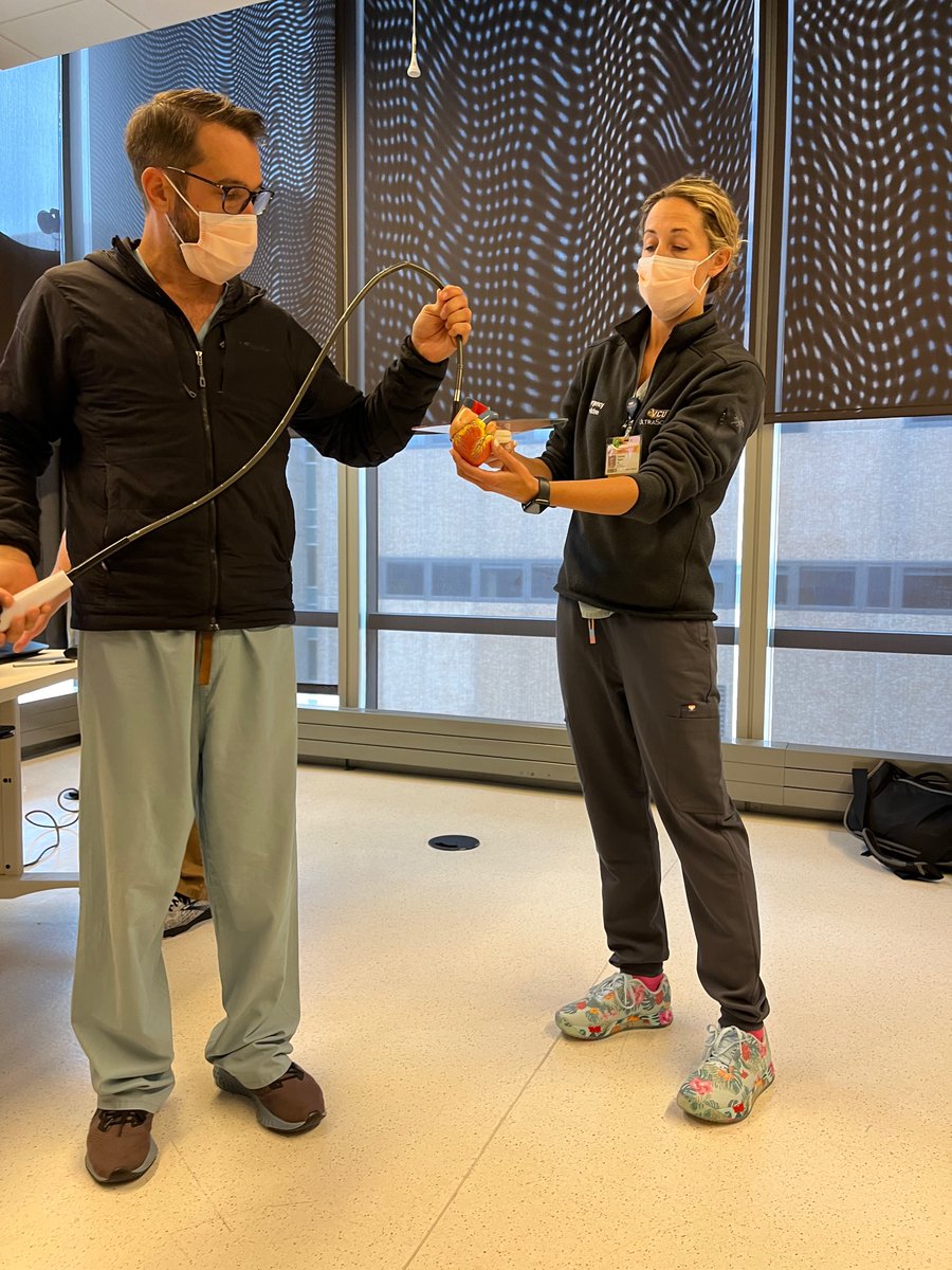 VCU ultrasound fellows training in TEE sim session! <a href="/lataylor1218/">Lindsay Taylor</a>