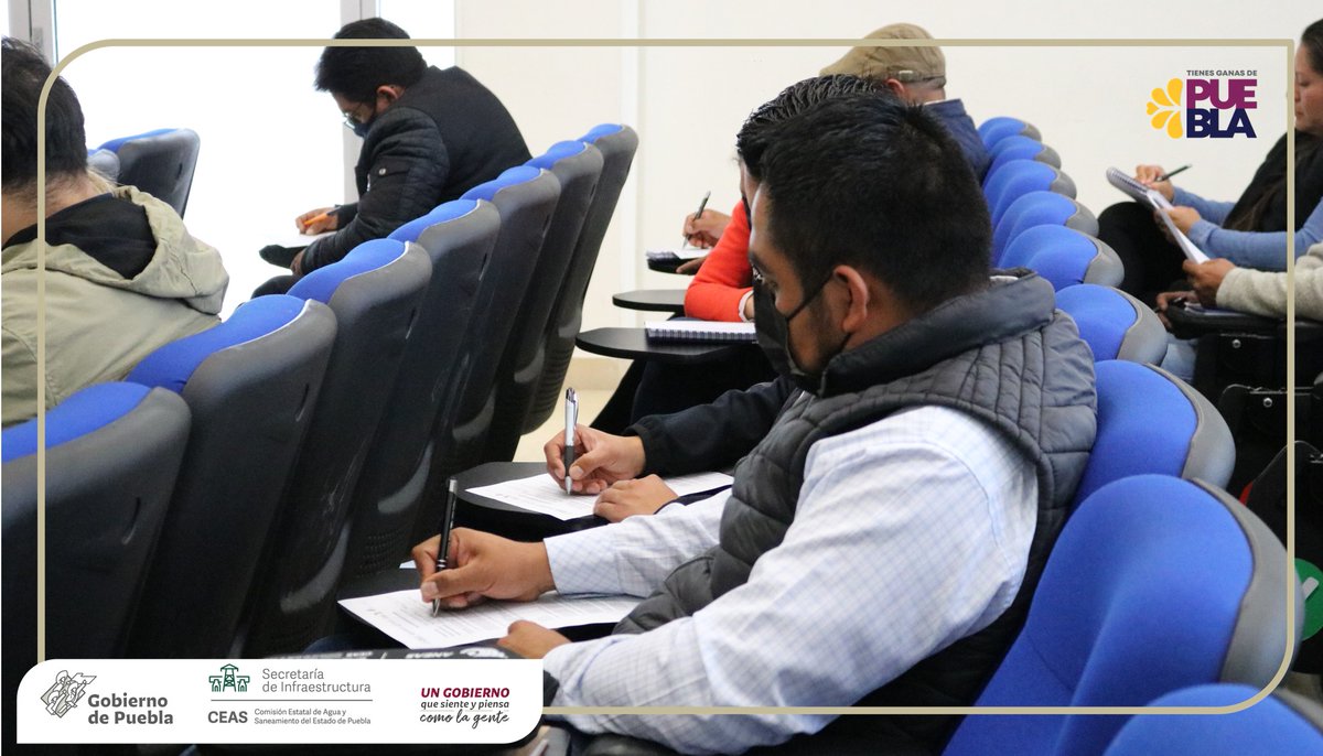 CeasPueOficial's tweet photo. #CEASPUEInforma | En coordinación con @ConaguaPuebla y @EscuelaAguaMx, iniciamos capacitación en #SanJoséChiapa con el fin de promover un pensamiento creativo a personal de organismos operadores y municipios para dar soluciones en ahorro del agua con tecnologías adecuadas. https://t.co/1PLxzzmGog