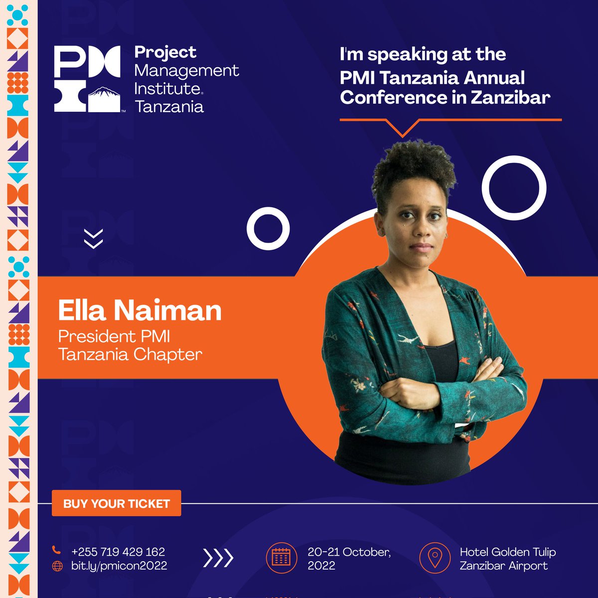 pmi_tz's tweet photo. Meet the Speakers!

At PMI Tanzania Annual Conference we'll here from various industry leaders including 

@PeterUlanga, @HangiMonica, @ella_naiman

With @MirandaNaiman as the moderator. 

Don't plan to miss.

Register here: https://t.co/ANIRbTQ5hn

#pmitz #theonetoremember https://t.co/U45KQxVsWp