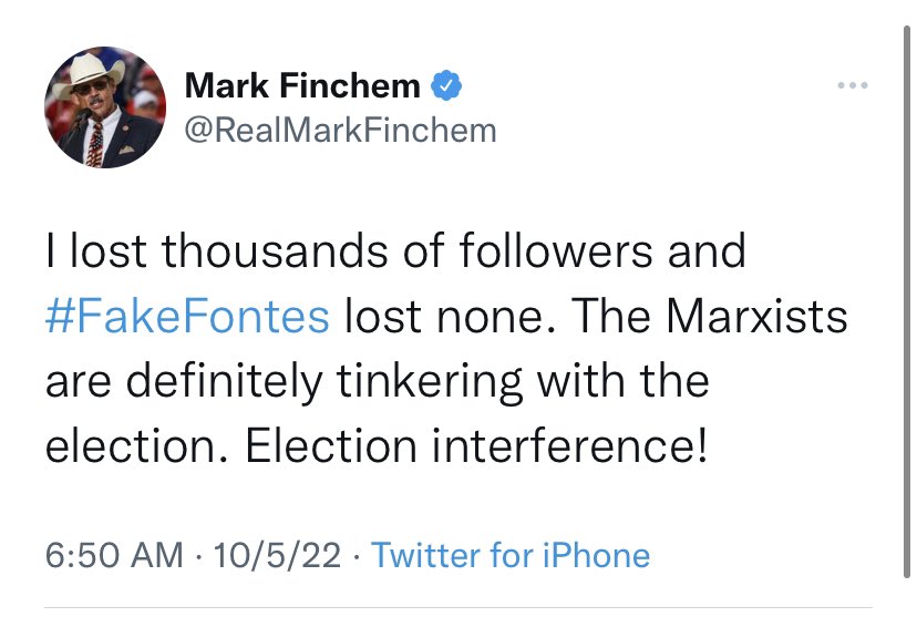 ClueHeywood's tweet photo. normally I think “this person blocked me!” tweets are lame, but that said, lol at this lil’ snowflake in a ten gallon hat https://t.co/iTgXWLPbDP