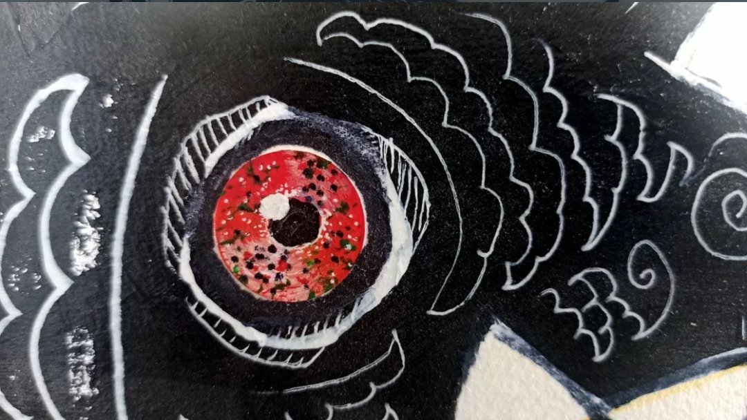 gokoroko's tweet photo. Black Fish by Gökhan Okur Acrylic painting https://t.co/eU4v3LUAhx #MakingArtWork via @artfinder #acrylicpainting #printmaking #fishing  #fishers #blackfish #abstractfish #Signed #artcommunity #artcollectors #abstractpainting #abstractart #abstraction #paperwork https://t.co/0yJnECpA7I