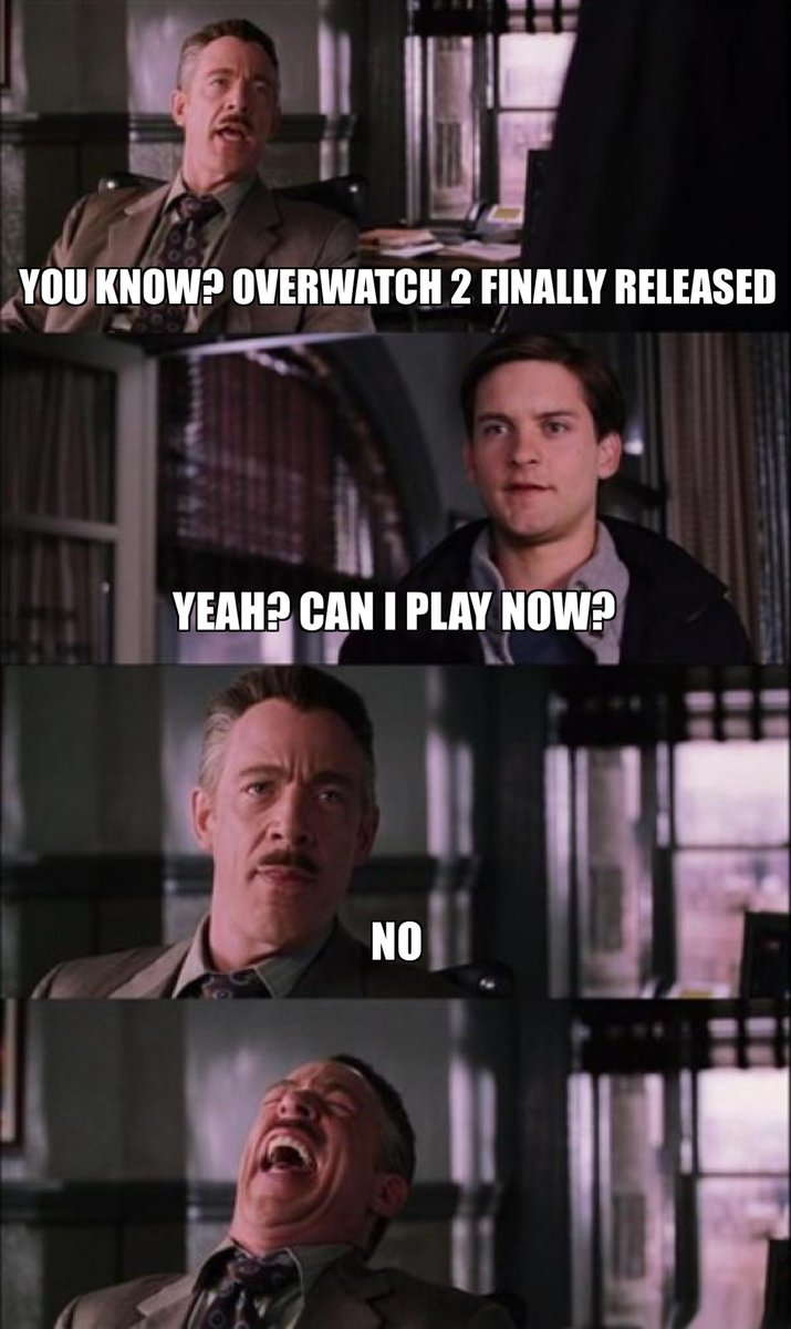 LeRahul's tweet photo. #Blizzard be like #Overwatch2. https://t.co/cf4rlN41B2