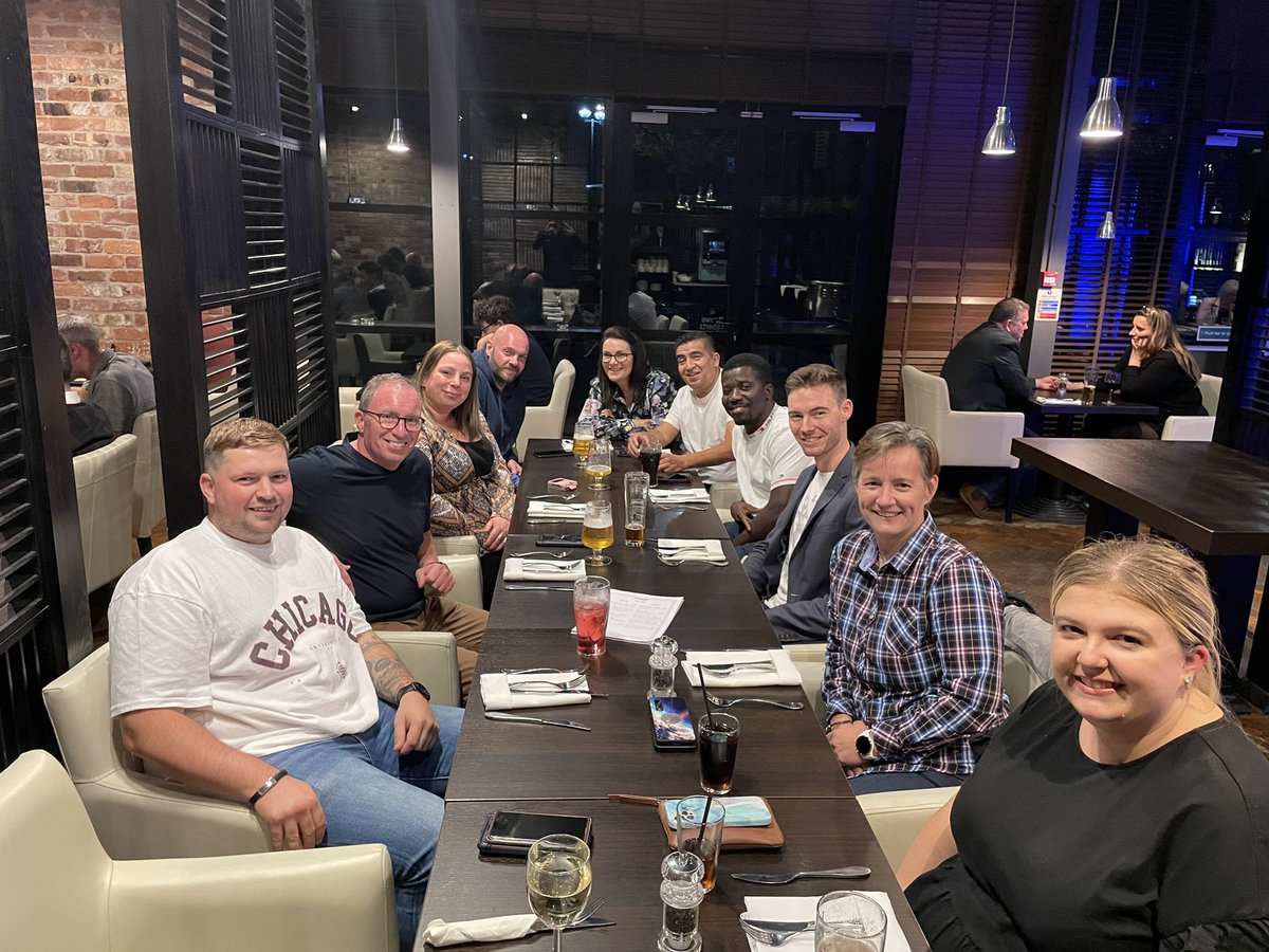 Fantastic evening with a great team within @SBFMltd
