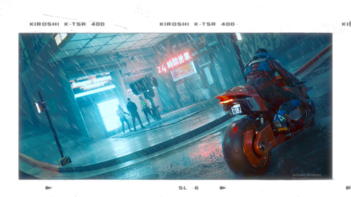 C_Juggler's tweet photo. @CyberpunkGame Caught a couple of Tyger Claws meeting with their courier down in Kabuki. I'm pretty sure it's not a care package of Moonchies from their grandmother he's dropping off.
Keeping my distance
#BeyondFast https://t.co/oYQuQPqvHt