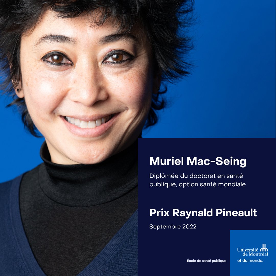 École de santé publique de l'UdeM tweet media