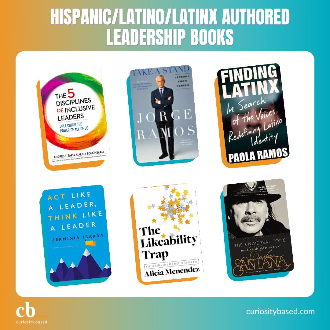 In honor of National Hispanic Heritage month, we researched and created a new list of 117 leadership books written by those who identify as Americans of Hispanic/Latino/Latinx heritage. 

📚 Check out the list: curiositybased.com/hispanic-latin…
