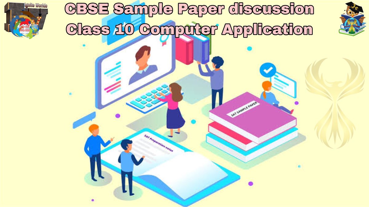 RCOTBAEducation's tweet image. Watch our latest video streaming on YouTube from 10:03 am onwards on 6/10/22.
#cbsesamplepapers #computer #igniteworldseducation #sstkipathshala #rcotbaeducation 
Link: youtu.be/Z_SOjJbCt2I
