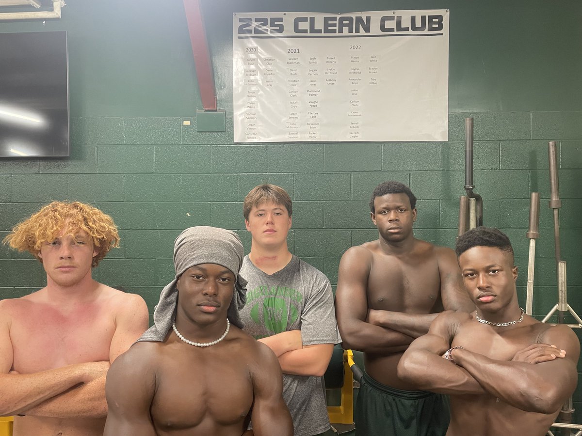 MacHighlanders's tweet photo. 5 players joined the 225 Hang Clean club today! Congrats to Joel Winters, Joe Warner, Shammond Palmer, Ezra Morris, Ephraim Morris. Getting stronger even during the season! #highlanderway #macstrength #225club https://t.co/cSsEeLp04s