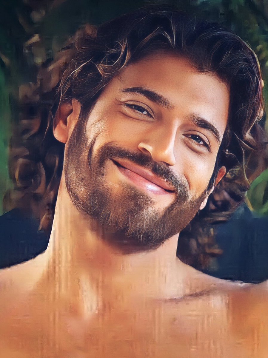 your stunning eyes, your radiant smile, your luscious hair... i admire everything about you #CanYaman