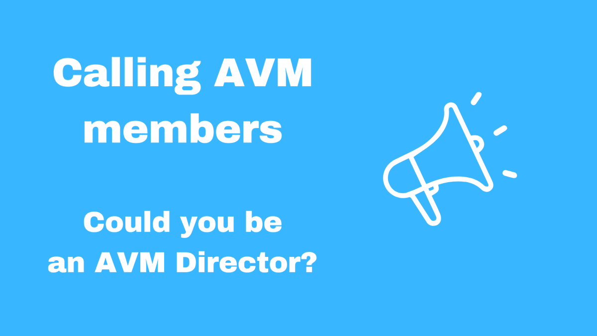 AVMtweets's tweet photo. We’re looking for applications for AVM's Board of Directors.

Check out our blog to find out more. 

https://t.co/SOzORaBWJw https://t.co/ENhEsiGa8B