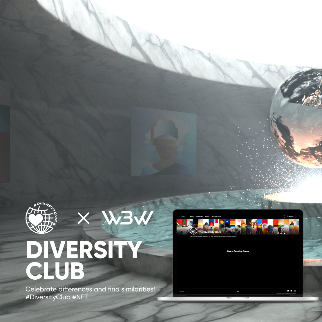 Diversity Club x @web3_wear

Our Official Community Management tool!
To celebrate the partnership, we have prepared a Giveaway on their platform.
W3W will also donate $1 per sign up to our Foundation Wallet!

Doing good was never easier!
Enter here:  w3w.ai/main/TheDivers…