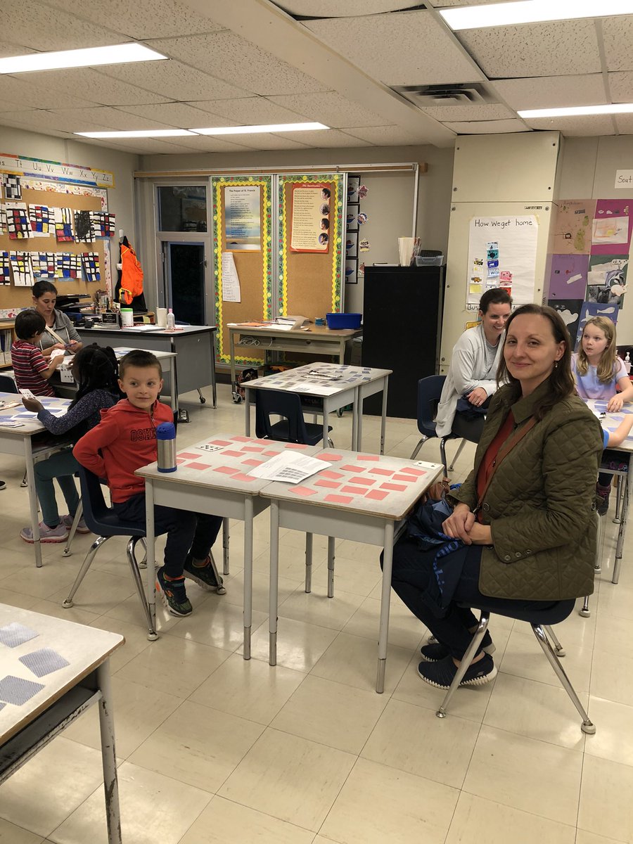 LopesTara's tweet photo. Primary Math Night was a terrific night of learning @StKateriLondon. Parents learned some new Math games to play with their kids! @apfernandes2019 They even left with goodie bags! @LopesTara https://t.co/gTDgI7sXhS