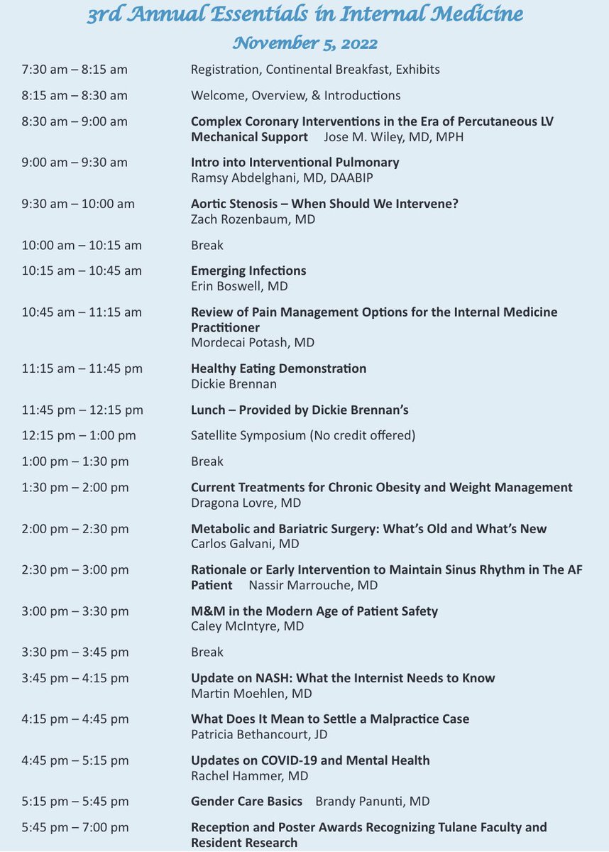 This promises to be a full day of learning and collaboration with a delicious lunch because: New Orleans!