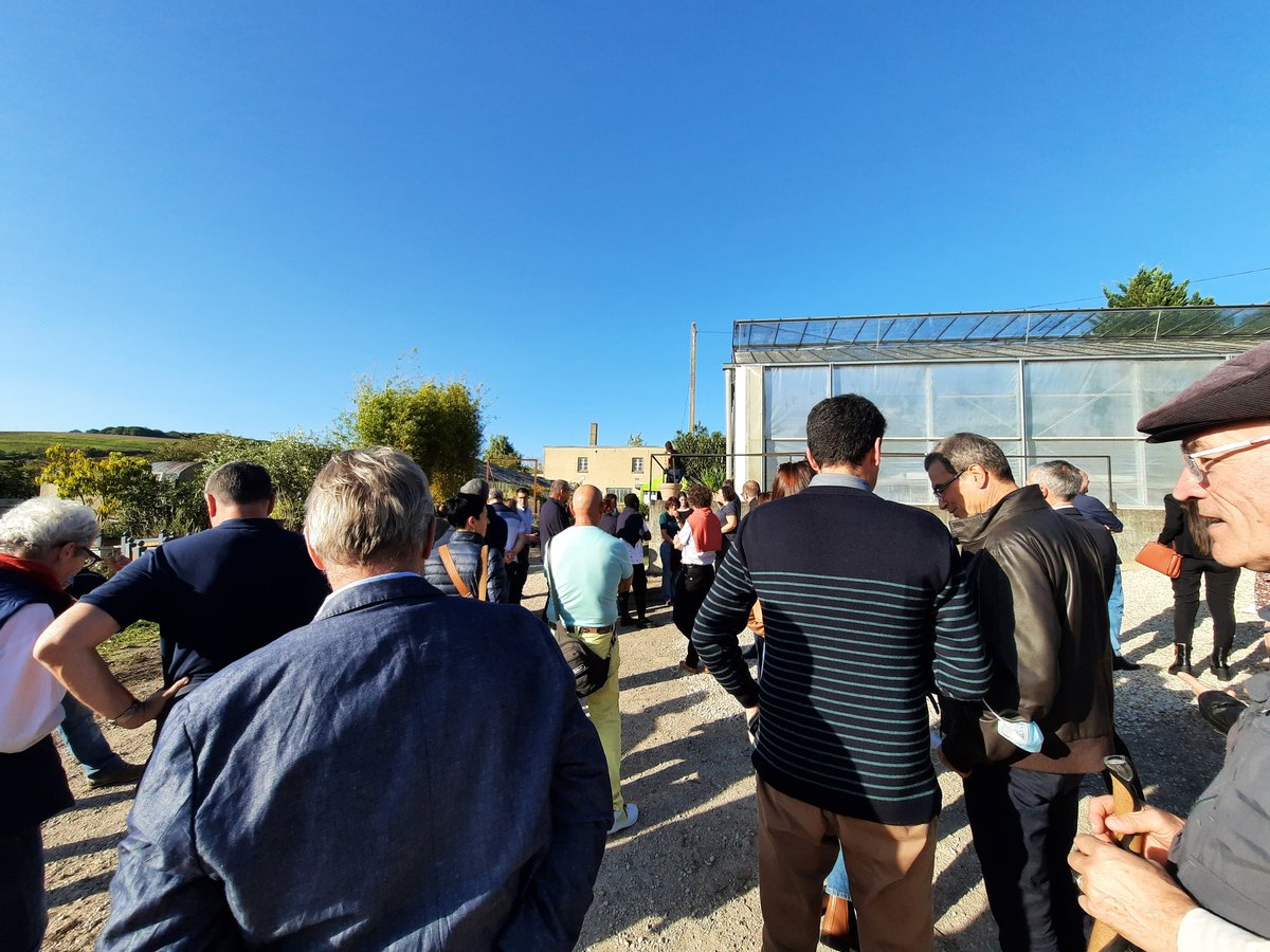 🔆inauguration du chantier d'insertion à Joigny, #jardinsducoteau 👏👏