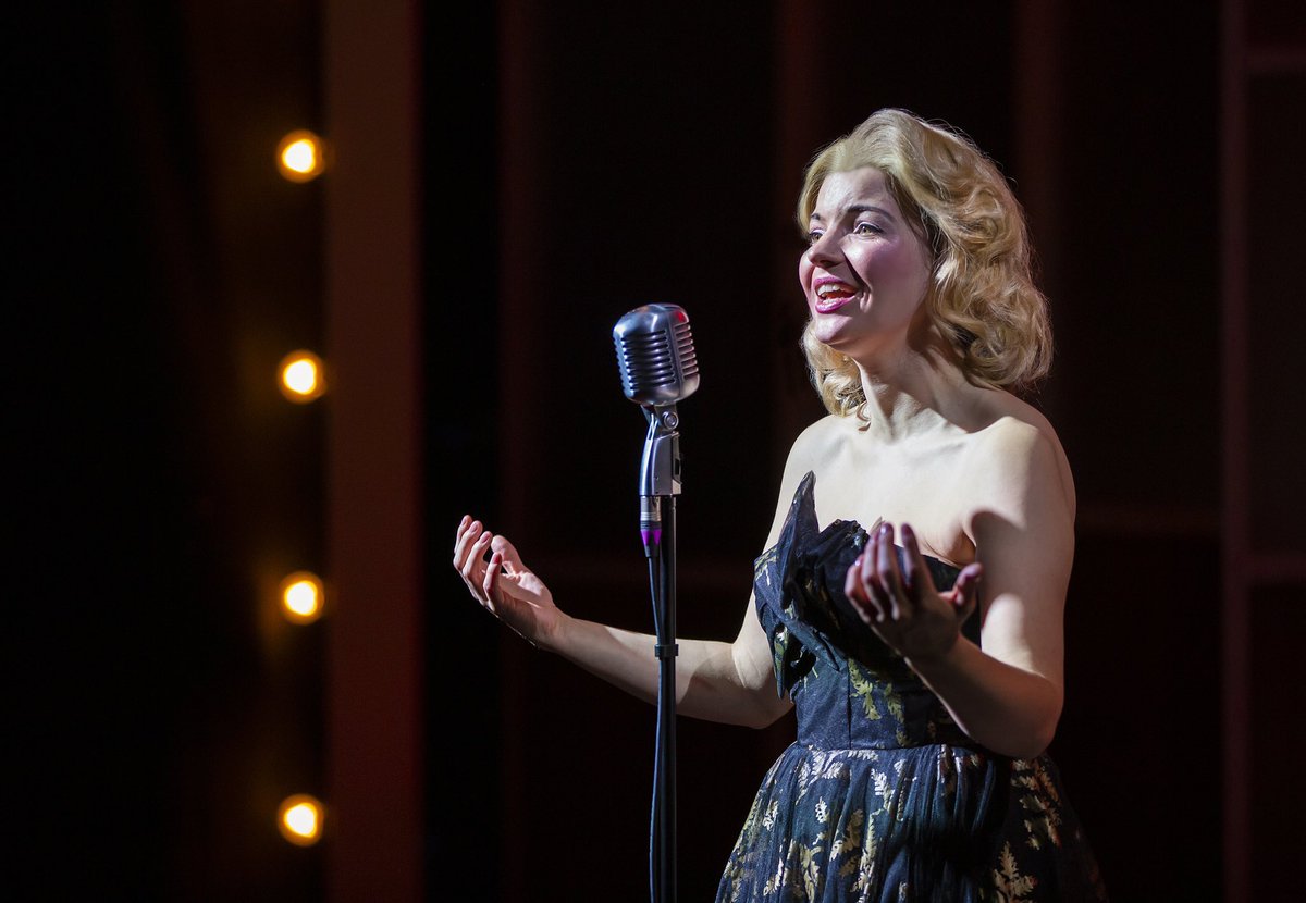 GreenwichTheatr's tweet photo. “With Leighton James House’s score, along with Katie Elin-Salt’s twinkling and honey-voiced performance as Peggy… Are You As Nervous As I Am? pays clever homage to a spectrum of 20th-century musical styles”🎼💋 - The Stage 

🎟tickets via link in bio
📍playing here till Oct 23 https://t.co/C6BcVJBneR
