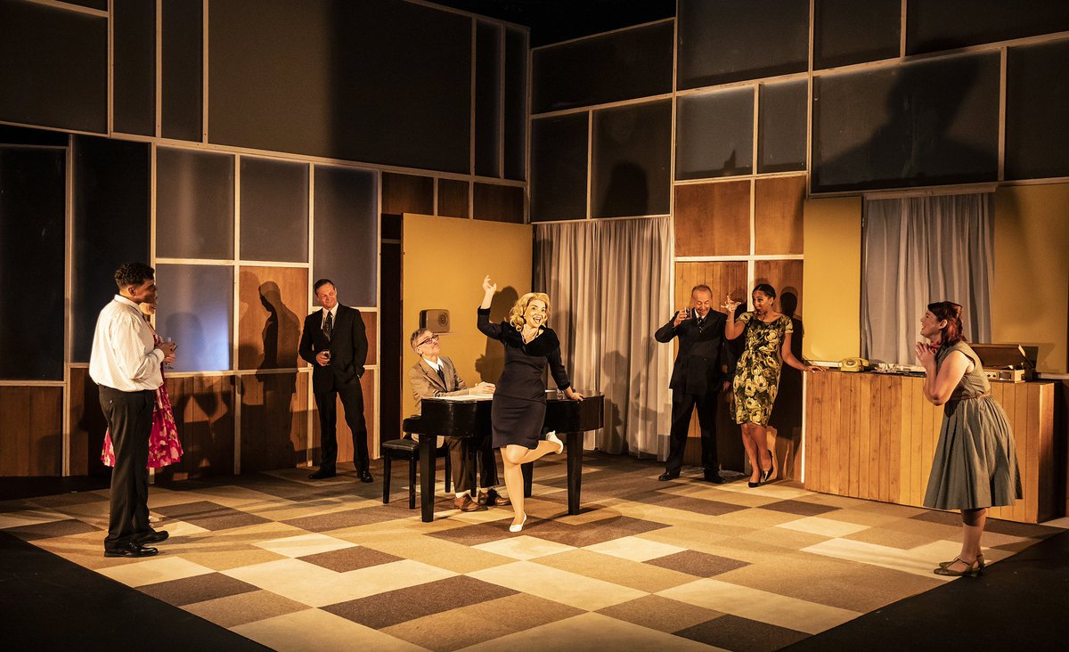 GreenwichTheatr's tweet photo. “With Leighton James House’s score, along with Katie Elin-Salt’s twinkling and honey-voiced performance as Peggy… Are You As Nervous As I Am? pays clever homage to a spectrum of 20th-century musical styles”🎼💋 - The Stage 

🎟tickets via link in bio
📍playing here till Oct 23 https://t.co/C6BcVJBneR