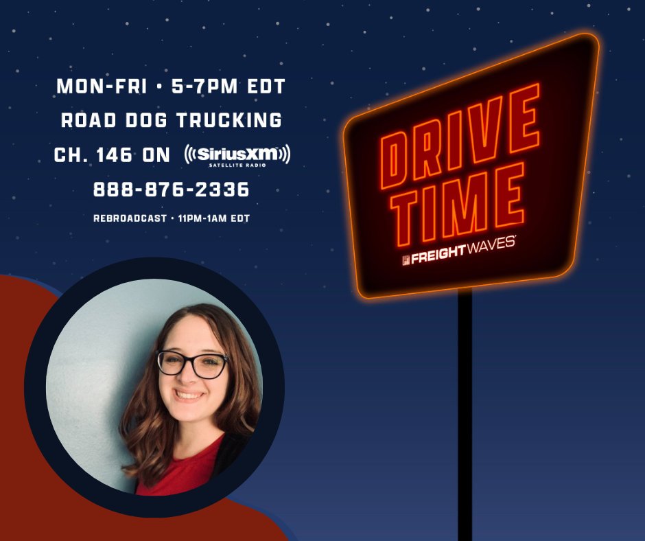 On <a href="/FreightWaves/">FreightWaves</a> Drive Time, your fav freight ladies are back!

3pl expert @MaryO_119 &amp; I break down:

- A <a href="/UBS/">UBS</a> report on US private brokers

- AV beer runs &amp; the regulations for AV inspections

- her talk with <a href="/leaflogistics/">Leaf Logistics</a> on compliance

Join us on <a href="/SIRIUSXM/">SiriusXM</a> <a href="/RoadDogTrucking/">Road Dog Trucking Radio</a> !