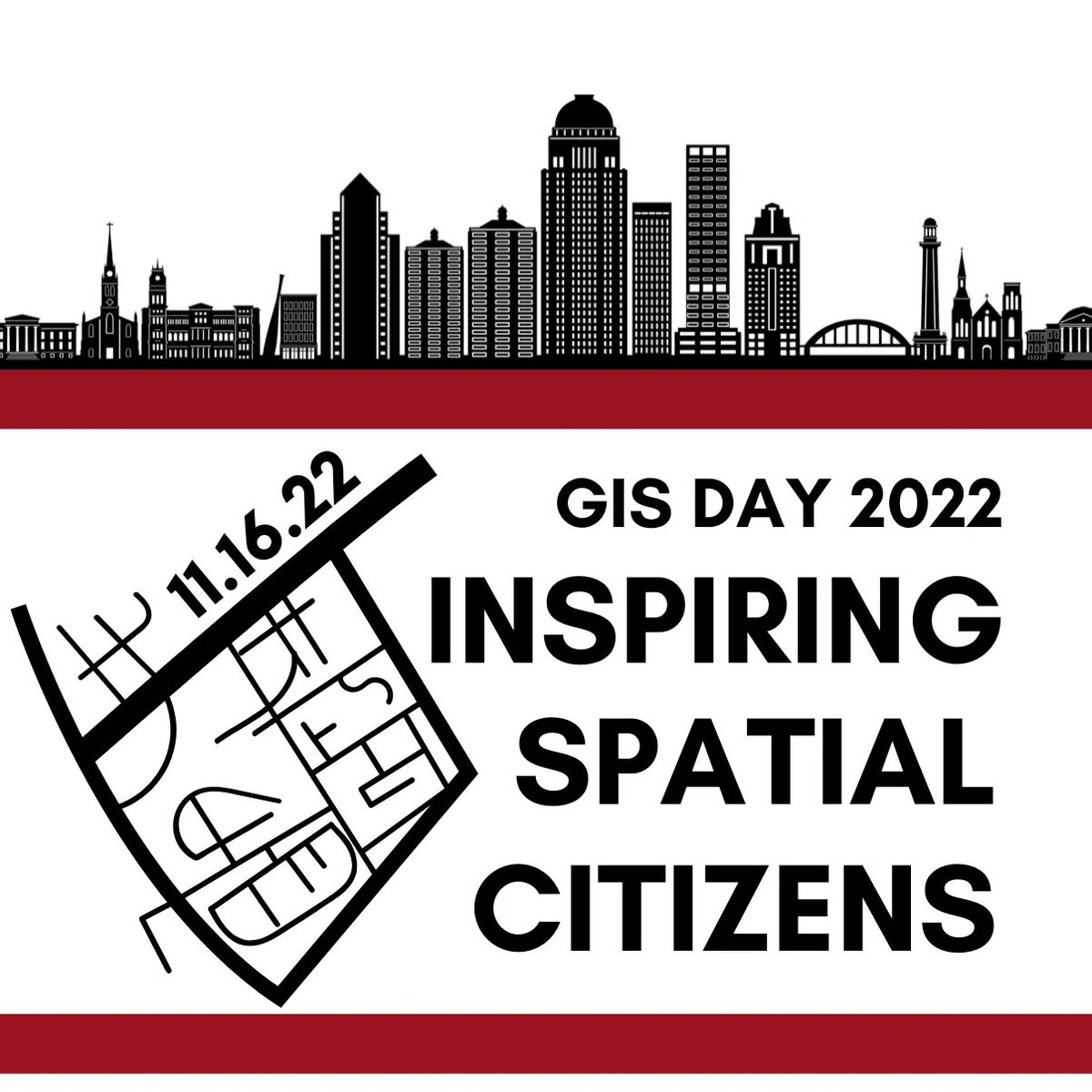 Save the date! #GISDay @ UofL is back on 11/16/22! We look forward to seeing you on campus as we explore how GIS is Inspiring Spatial Citizens! Keep 👀 this space for more details soon!