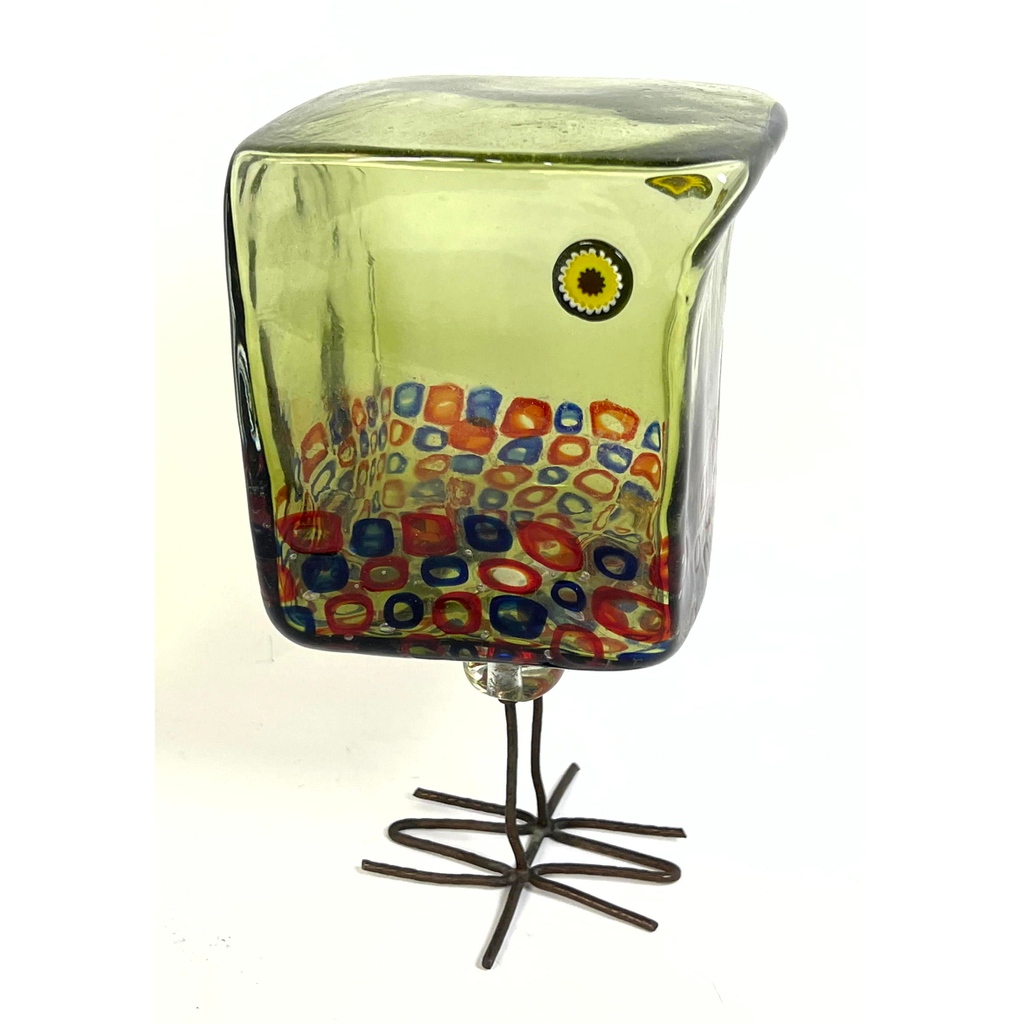 AuctionUp's tweet photo. This sweet  ALESSANDRO #PIANON "#Pulcini" Art Glass Bird. #Vistosi #Murano Italian Glass.  Is lot 86. 

  #uniquesandantiques #auctionup #moderndesign #auction #ALESSANDROPIANON https://t.co/uVTcQc8Uqj