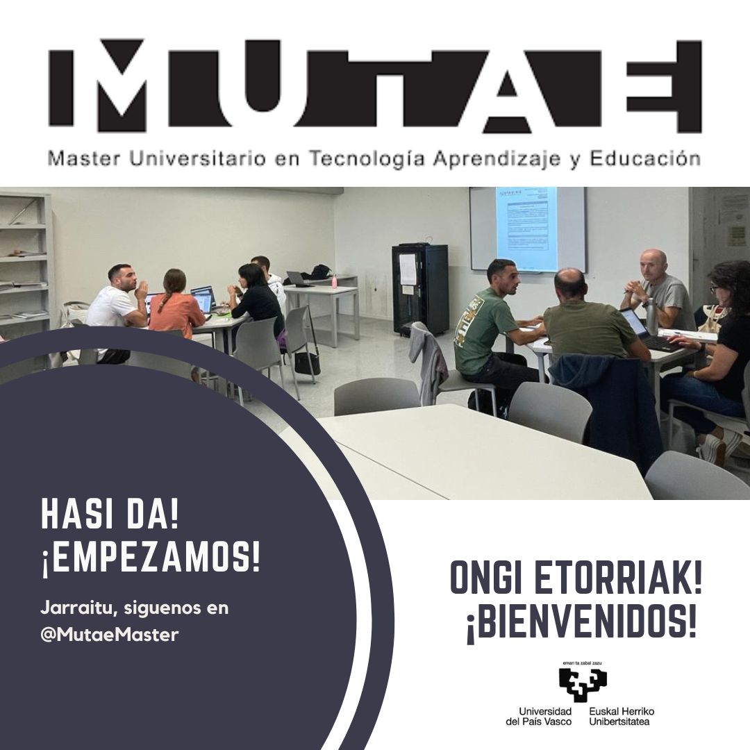 MUTAE Master UPV/EHU (@mutaemaster) on Twitter photo 