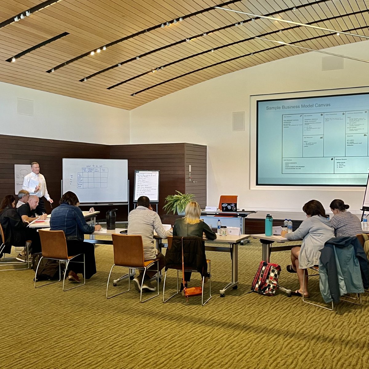 Aileron_org's tweet photo. Sharing some behind the scenes footage from the October Course for Presidents! Interested in learning more about what this group has done over the course of the past 2 days? Read all about it here: https://t.co/colJ9T32uR https://t.co/Uq1y1T54Li