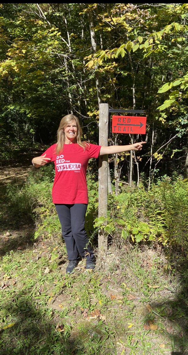 JudySackville's tweet photo. #MarkitRed #GoRedforDyslexia Bring awareness and End the stigma of #Dyslexia #Celebrate all the amazing things people with this learning difference can do. Follow the find Red Trail in Oct! @HDSBSpecEd @asetOntario #SucceedwithDyslexia https://t.co/3r57XCLb7b