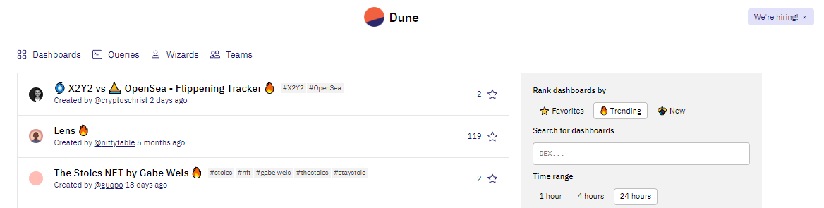 guaposhoes's tweet photo. WOW, My @TheStoicsNFT dashboard is trending in the Top 3 on @DuneAnalytics!! @GabrielJWeis collectors are fanatics! https://t.co/wzdXG7IDc4