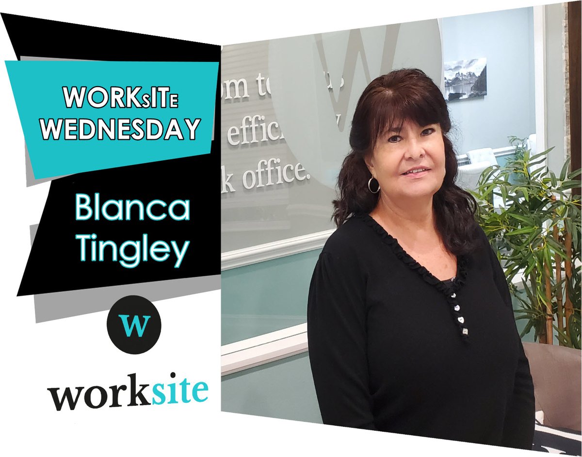 WorksitePEO's tweet photo. When it comes to doing payroll, Wednesdays are crazy. Having people like Blanca on the team make days like today a lot easier and way more fun! #WorksiteFamily https://t.co/Xe54WONbj5