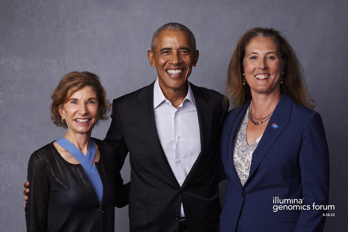 Grateful for the chance to share ideas &amp; strategies for improving health (+ reducing the cancer burden) at #IGF with ⁦<a href="/BarackObama/">Barack Obama</a>⁩ + <a href="/KathrynP_phd/">Kathryn A Phillips PhD</a>⁩. The future is NOW for integration of genomics!  ⁦<a href="/AmericanCancer/">American Cancer Society</a>⁩ ⁦<a href="/ACSCAN/">American Cancer Society Cancer Action Network</a>⁩ <a href="/illumina/">Illumina</a> #EveryCancerEveryLife