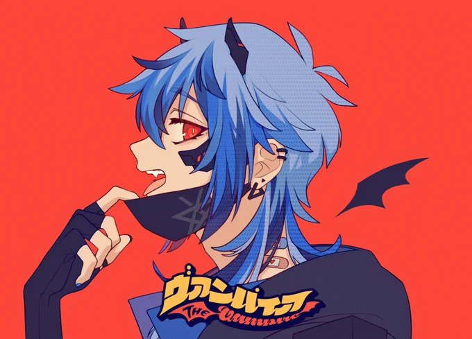  ヴ ァ ン パ イ ア #asherillust #oc 