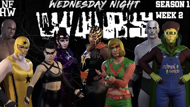 Queso_Cheeslits's tweet photo. Week 2 of the Wednesday Night War is now live and ready for a watch.
Season 1- Week 2 / Wednesday Night Wars N-FHW
https://t.co/F4BFThiXgU #NFHW #WWE2K22 https://t.co/SvjkintriB