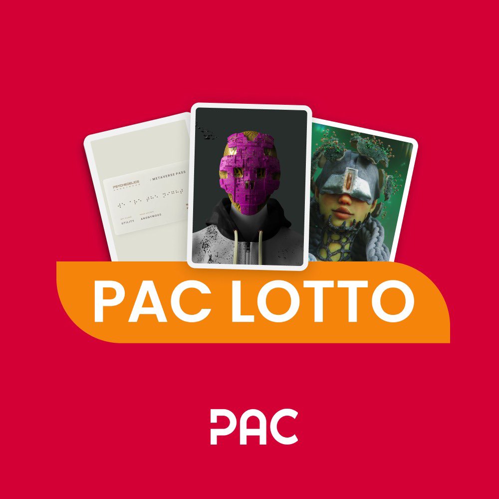 1 x PAC gives you 1 x chance EACH week to win a PA Genesis.

Additionally weekly you will have the opportunity to win

1 x PA Pass
1 x PAC

Recently and in the coming PACLottos 

1 x EZU or Roo or Rebel. 

No burning required. Just hold

Tell me why you don’t have a PAC again? 🤯