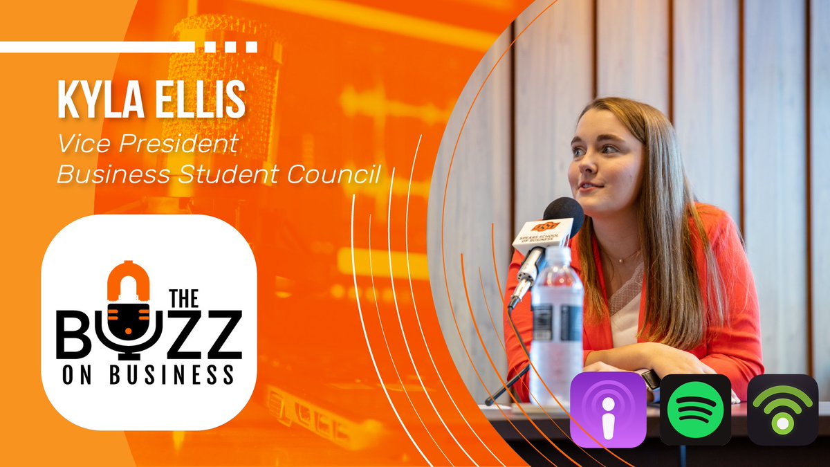 Kyla Ellis is doing it all, including being on the Buzz on Business podcast!

The Business Student Council Vice President breaks down the happenings in BSC and everything else she's involved in, which is A LOT!

Listen today! 🎧
okla.st/Spotify
okla.st/ApplePodcast