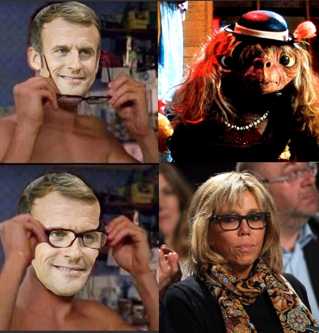Fittroll88's tweet photo. #MacronNousPrendPourDesCons #Macron #Brigitte #Memes #memecoin #peterparker #viral #viralnews https://t.co/jo19GXTAN7