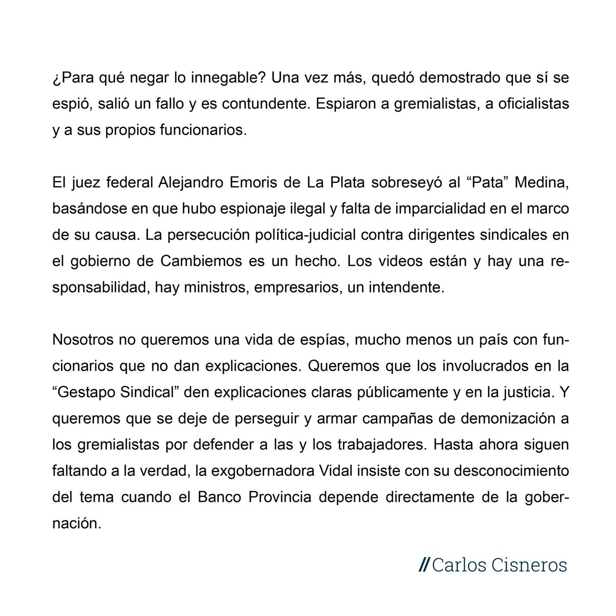 cisneros_tuc's tweet photo. ¿Cómo que no espiaban?

https://t.co/CeEdLOwaQ9 https://t.co/u3UYv7gOQm