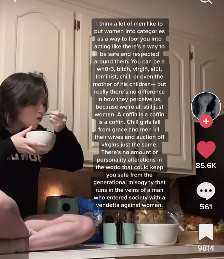 budweiserbreath's tweet photo. This girls tiktoks always hit soooo fucking hard 😭 https://t.co/HQjMeh4682
