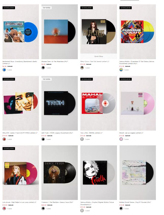 Best Vinyl Deal on Twitter "Urban Outfitters Vinyl Sale Extra 40
