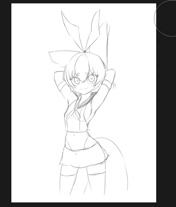 #WIP Tenma Ship girl Work in progress. waki for dinner we eatin good tonight 