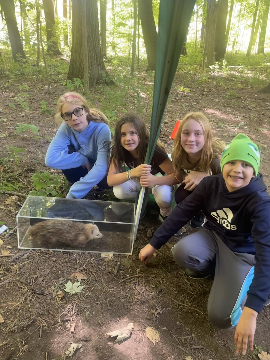 sirvine4's tweet photo. Grade 6 and 7 @ASUcrusaders students engaged in outdoor learning at the Carolinian Forest Festival today. Thank you @KettleCreekCA and festival team for providing this great experiential learning opportunity! #LDCSBLearns https://t.co/khpmUru4J5