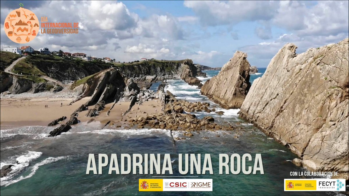 Qué emoción!! 😬 #GeodiversityDay
<a href="/UNESCO_es/">UNESCO en español 🏛️#Educación #Ciencia #Cultura</a> 

🎉Para celebrar el Día Internacional de la geodiversidad mañana 6 de octubre, el programa de ciencia ciudadana 'Apadrina una Roca' estrena video.

📽️Con la colaboración de <a href="/FECYT_Ciencia/">FECYT</a>

Podrás verlo aquí 👉
youtu.be/lQkaNTBkKSg