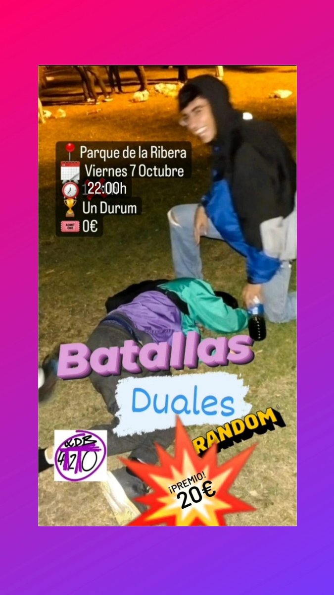 WeedoBattle's tweet photo. 🟣 ⚔️ Weedo battles ⚔️ 🟣
Duales Random
Viernes 7 Octubre
22:00h
Premio: 20€ + Durum
Inscripción: 0€
Jurado: Popular https://t.co/g4MMxBIcMS