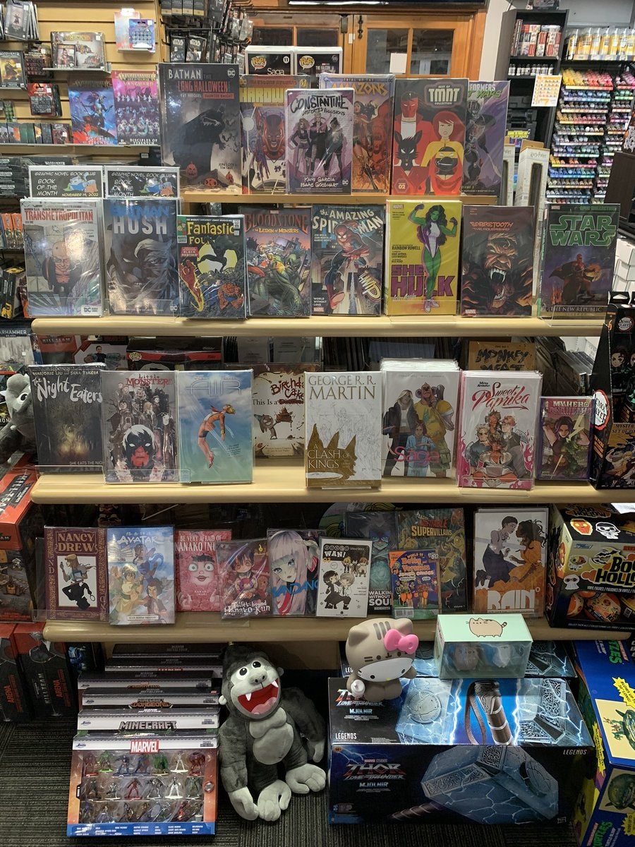 OtherRealmsLtd's tweet photo. New Comic Book Day has found its was around once more and it brought the good stuff! Sure all the latest issues, but a little something extra, too… we’ll see you soon. #ncbd https://t.co/xBy94GIpDb