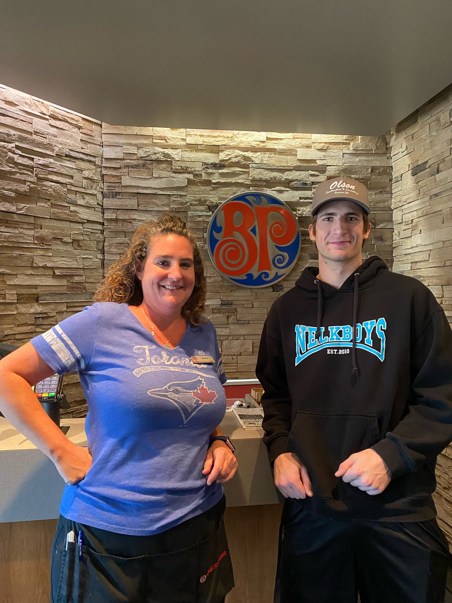 camrosekodiaks's tweet photo. Defenseman, @JarodNewell16 has been selected as the @bostonpizza Hardest Working Kodiak for September. He led the team in hits (16), tied for the lead in blocked shots (5) while adding 4 assists. Jarod received a $100 gift credit from Boston Pizza, Camrose. https://t.co/0pJSGD0MFL