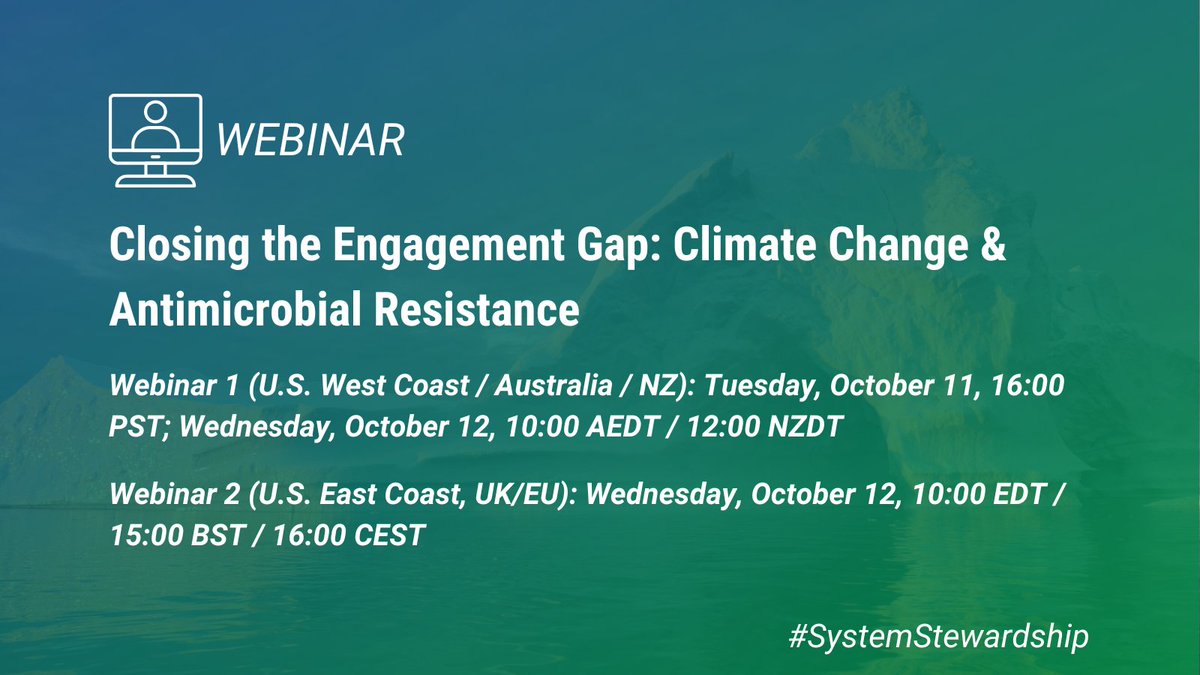 Join me next week at <a href="/universal_owner/">The Shareholder Commons</a>'s webinars. We'll discuss the gap between company-first #ESG advocacy and portfolio-first #SystemStewardship for investors concerned about harmful #ClimateChange &amp; #AntimicrobialResistance impacts. Register here: theshareholdercommons.com/amr-climate-ch…