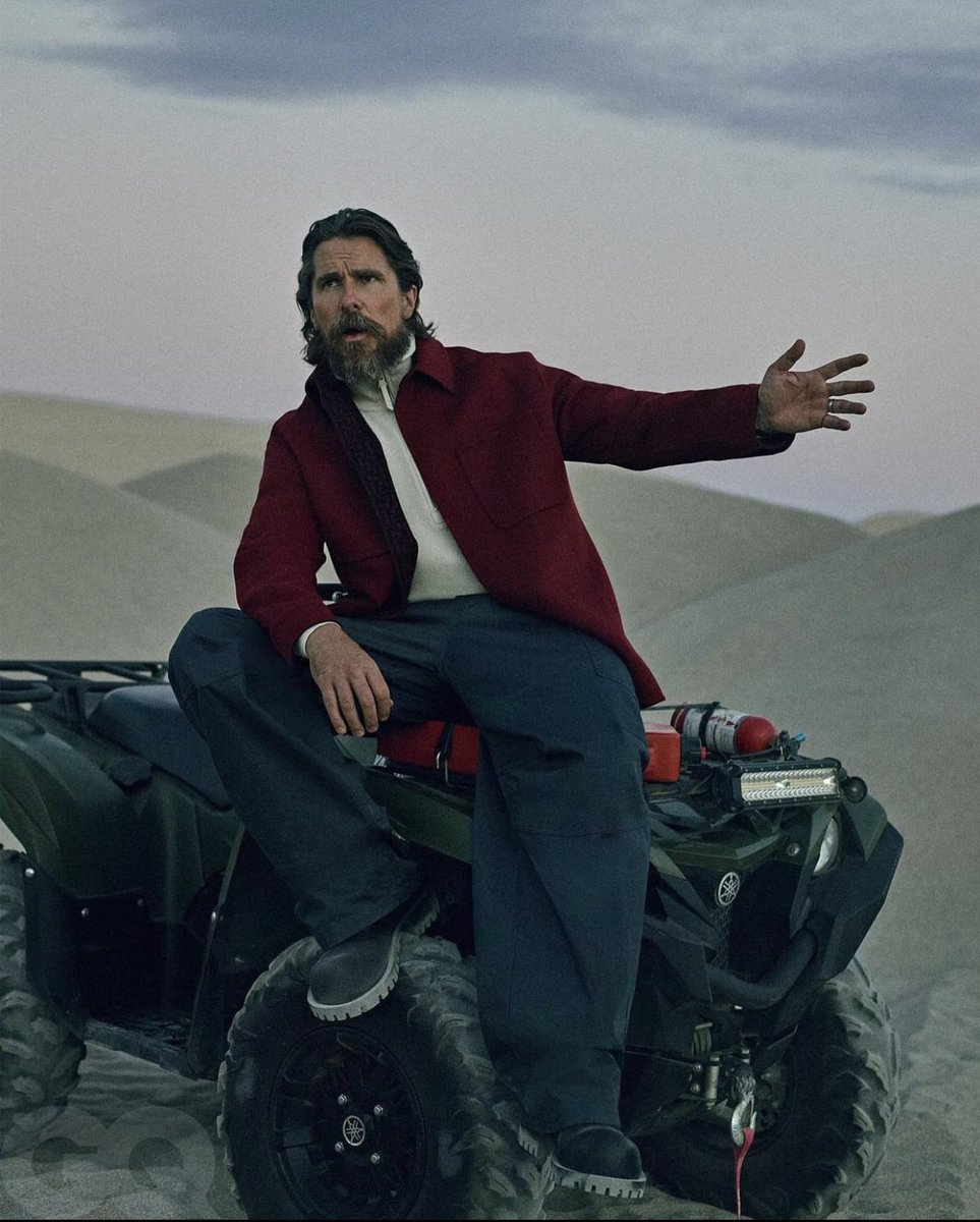 StreetFashion01's tweet photo. Christian Bale for GQ! https://t.co/NvkbqVKP8W