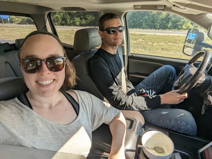 On the road today! We're in Kansas. It's very... flat lol https://t.co/ZSYQuQWmNw<a href="/tag/clip"class="tags"><span>#clip</span></a>