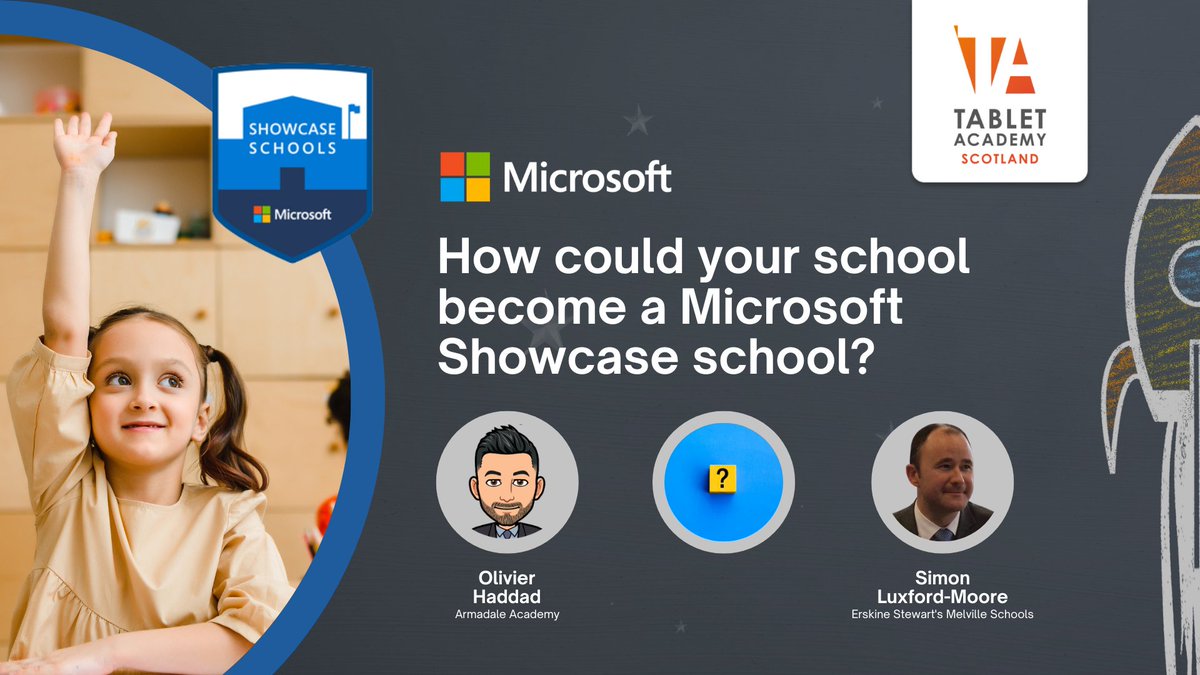 TAScotland's tweet photo. Tomorrow 8am we will announce the third guest speaker
Keep an eye out and let us know who you think it may be! ๐
Join us to discover more about the #IncubatorProgramme, and find out what it takes to become a #ShowcaseSchool
๐ปThursday 4pm
๐ฅ https://t.co/lPbyVKZaZU https://t.co/u6Udj54xCu