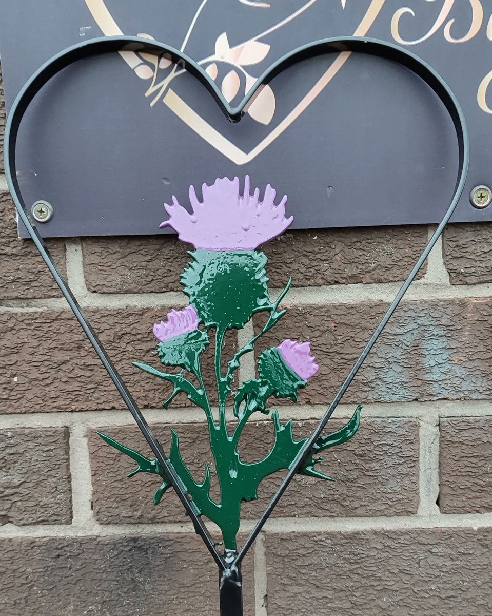 Some examples of our vase holders featuring different coloured roses and thistles. Galvanized and powder coated for long term use in mind! #rose #thistle #memorial #rememberance #grave #cemetery #flowers #handmade #artistic #edinburgh #stirling #falkirk #dunfermline #fife #alloa